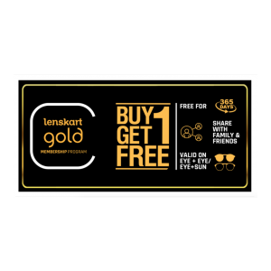 Free Lenskart Gold Membership for 1 year worth 600 (Pay only convenience of 29)